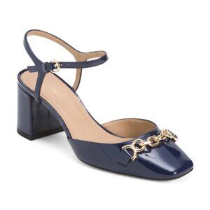 LK BENNETT Made In Spain Patent Leather Mindy Open Court Heels